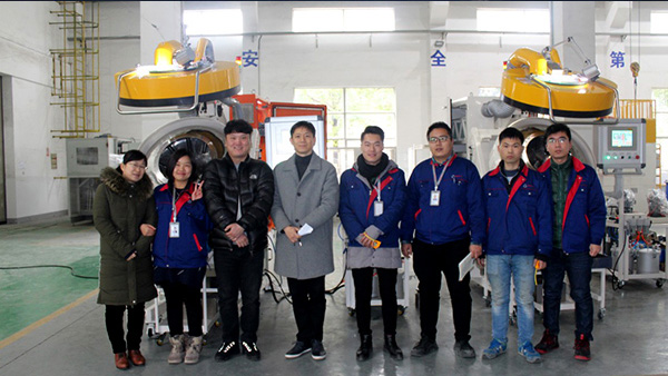 韓國客戶成功驗收安捷倫自動滾噴機設備